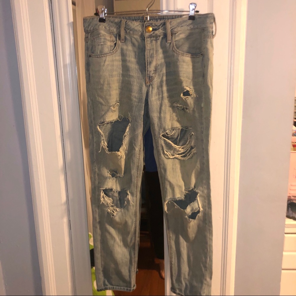 Boyfriend Ripped Jeans